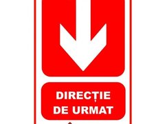 Indicatoare pentru directie de urmat in jos