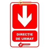 Indicatoare pentru directie de urmat in jos